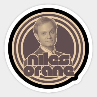 Niles crane vintage Sticker